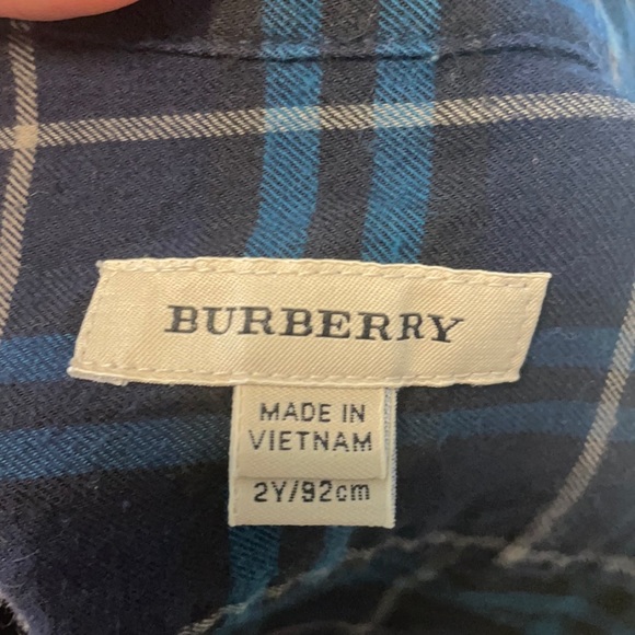 Burberry Toddler Button up - Picture 2 of 3